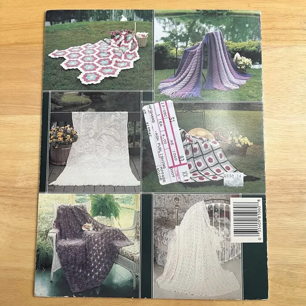 Victorian Afghans Winter Whites Afghans Timeless Tablecloths Vintage Patterns